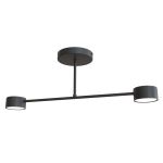 Emibig Taklampa Halo Stål Svart | Passande för 2x GX53 - Max 8W