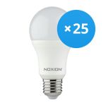 Flerpack 25x Noxion Lucent Classic LED E27 Päron Matt 9.5W 1055lm - 840 Kallvit | Ersättare 75W
