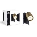 D'Lite Vägglampa Prisma Metall Guld | IP20 - Passande för 1x GU10
