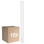 Flerpack 10x Philips Corepro PL-L LED 24W 3400lm - 865 Dagsljus | 4-Stift - Ersättare 55W
