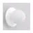 Emibig Vägglampa Americana Stål Vit | Passande för 1x G9 - Max 8W