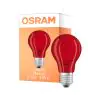 Osram LED Star Classic Decor E27 Päron Filament Matt 2.5W 45lm - Röd | Ersättare 7W