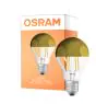 Osram Classic LED E27 Päron Filament Mirror Guld 4W 400lm - 827 Extra Varm Vit | Ersättare 35W