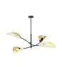 Emibig Taklampa Lotus Stål Svart | Passande för 4x E14 - Max 10W