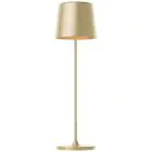 Brilliant Bordslampa Kaami Metall Plast Guld 2W 310lm - 830 Varm Vit | 100mm - IP44 - Utomhus - Dimbar 