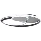 Brilliant Runda Taklampa Metall Silicone Svart 45W 5200lm - 830-865 CCT | 500mm - Fjärrkontroll Dimbar