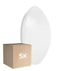 Flerpack 5x Ledvance Surface Cirkulär 400 24W 840 1920lm Vit IP44 | Sensor - Kallvit